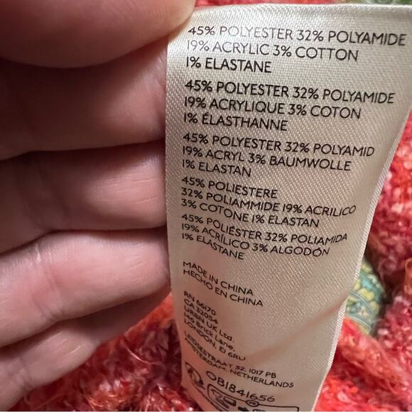 Free People Confetti Eyelash Knit Mock Neck Sweater S - Picture 9 of 15